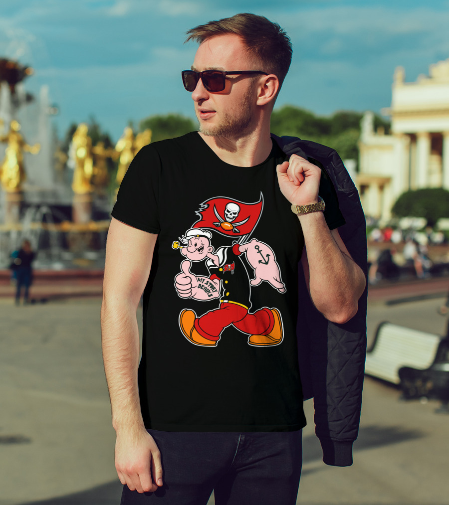 Tampa Bay Buccaneers Popeye My Story Begins T-Shirt