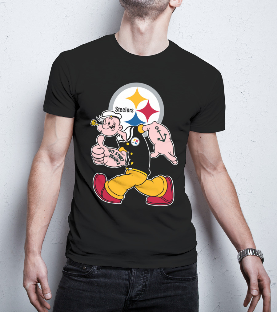Pittsburgh Steelers My Story Begins Anchor T-Shirt