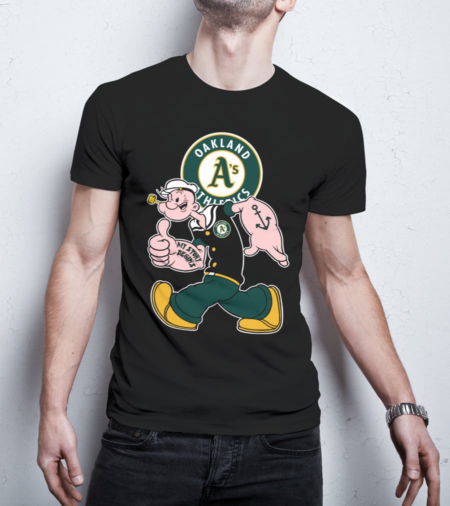 Oakland Athletics A's My Story Begins 38 T-Shirt