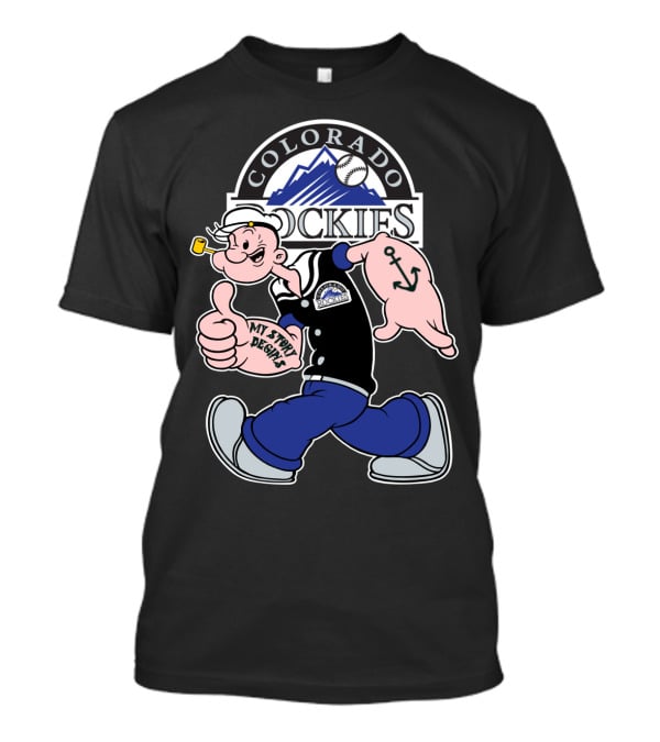 Colorado Rockies Popeye My Story Begins T-Shirt