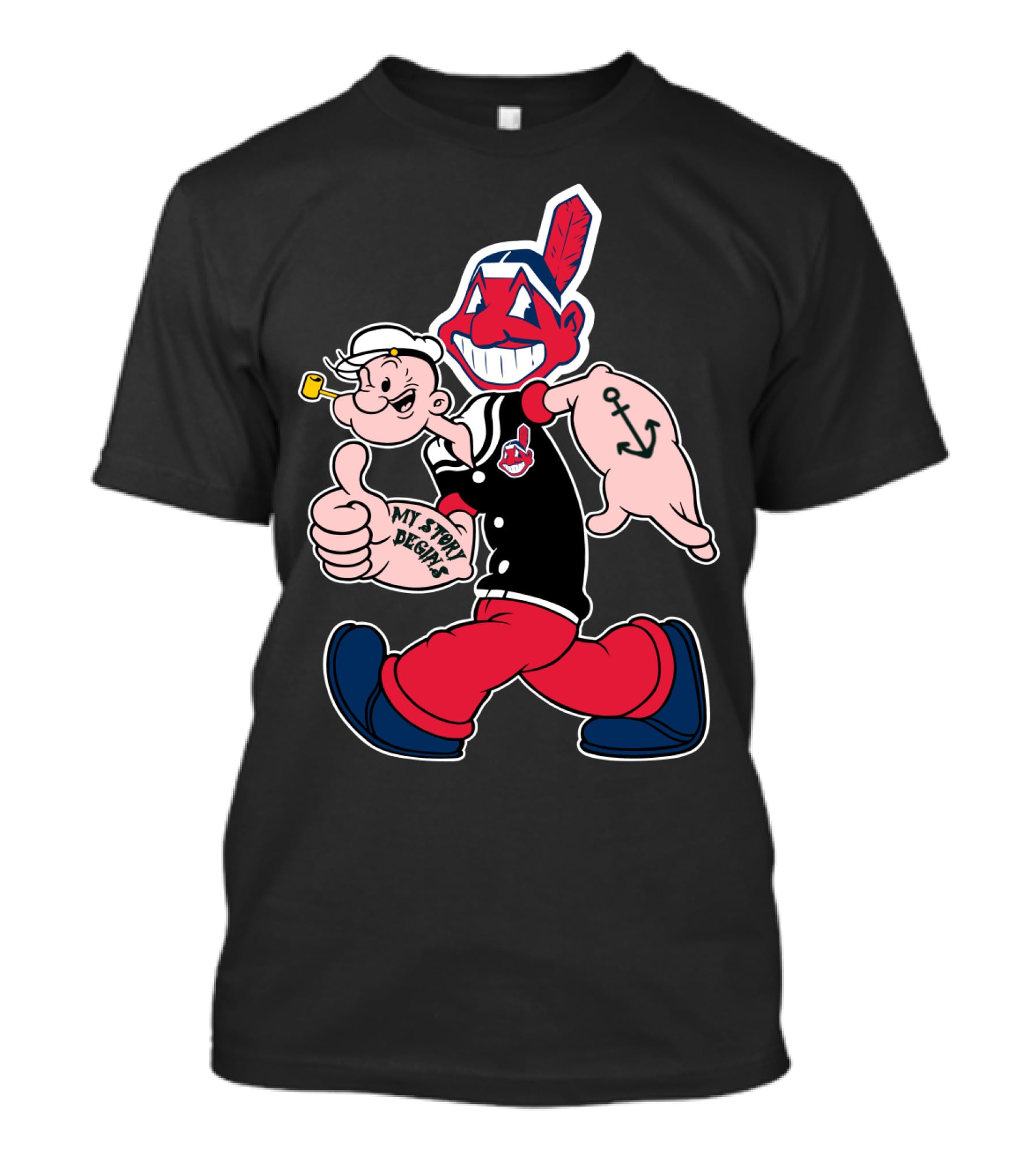 Cleveland Indians My Story Began T-Shirt