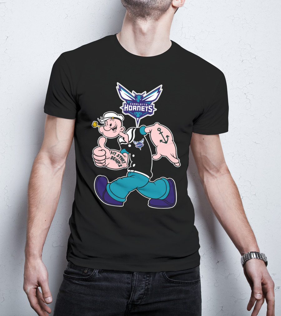 Charlotte Hornets My Story Designs T-Shirt