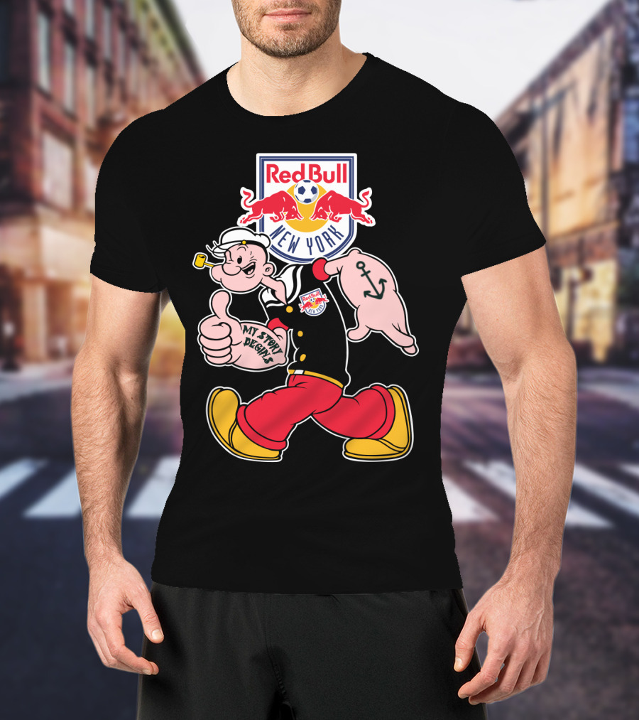 New York Red Bulls Popeye My Story Begins T-Shirt