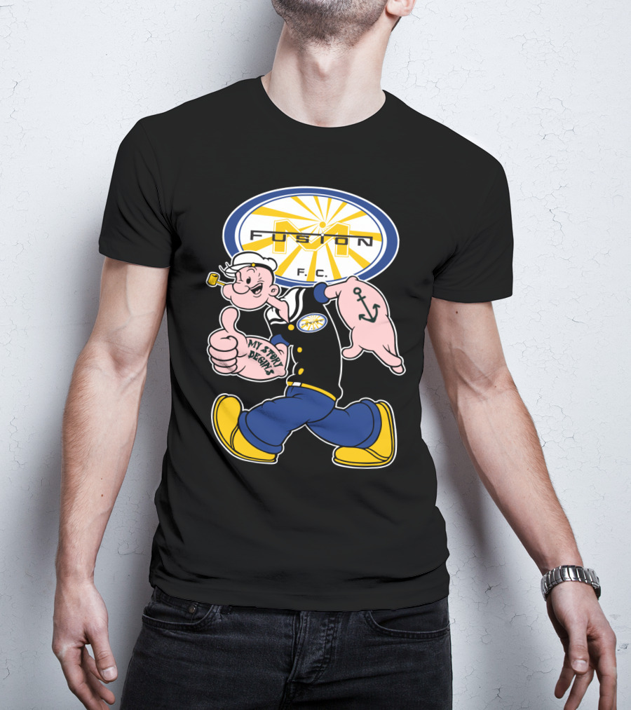 Fusion F.c. 137 Miami My Story Begins Anchor Sailor Character T-Shirt