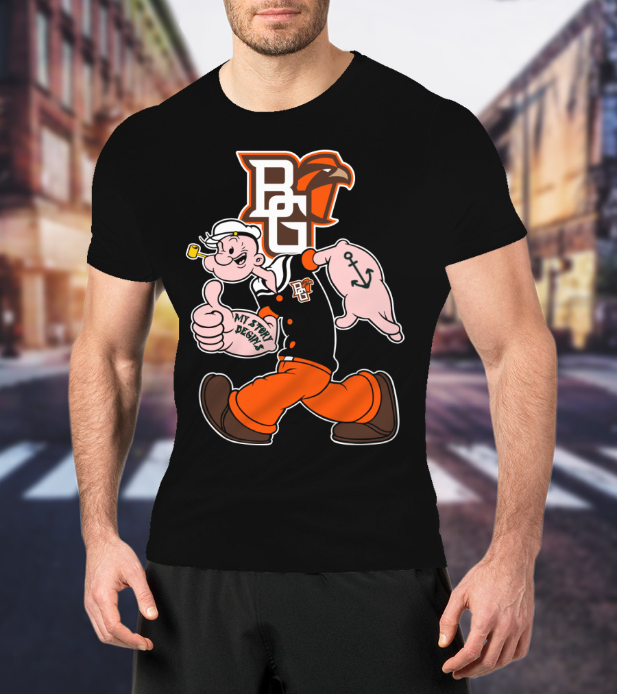 Bg Falcons My Story Designs Popeye 150 T-Shirt