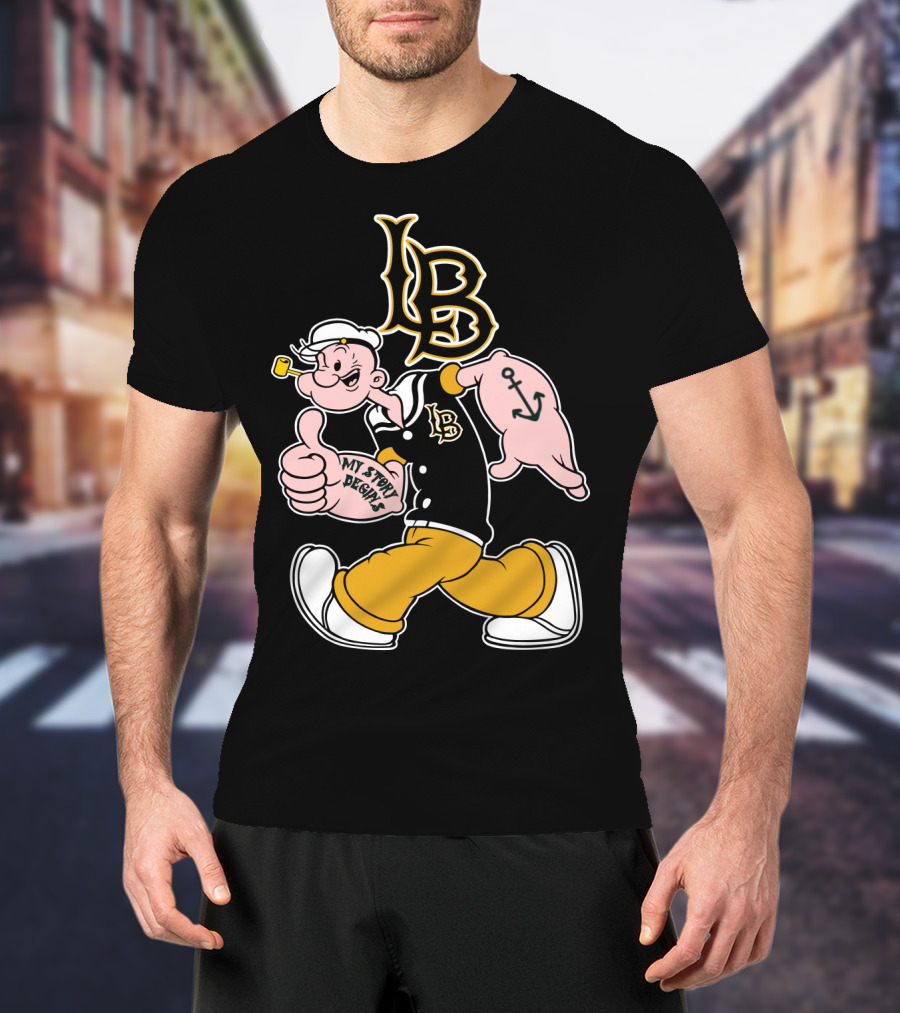 Lb My Story Begins Popeye Anchor T-Shirt