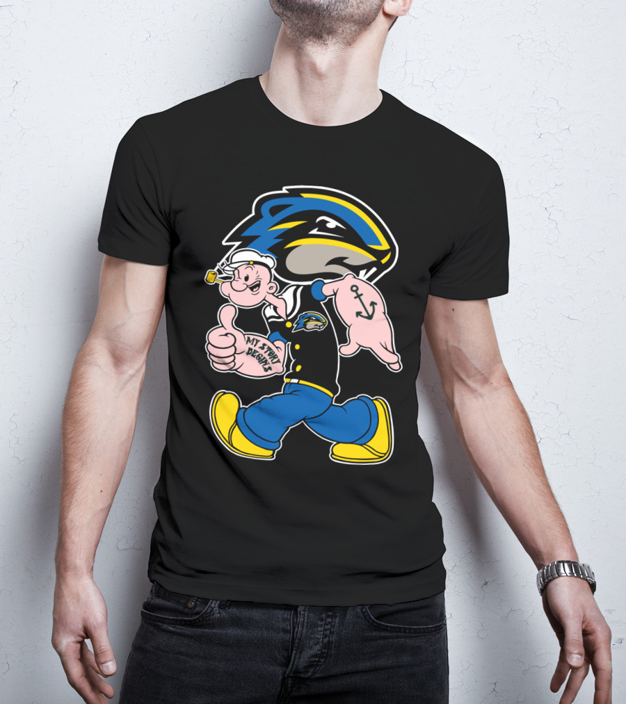Goucher Gophers My Story Begins Walker With Anchor Tattoo T-Shirt