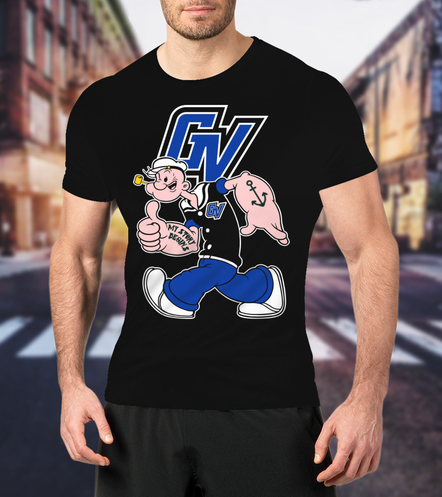 Gv Grand Valley State Lakers My Story Begins T-Shirt