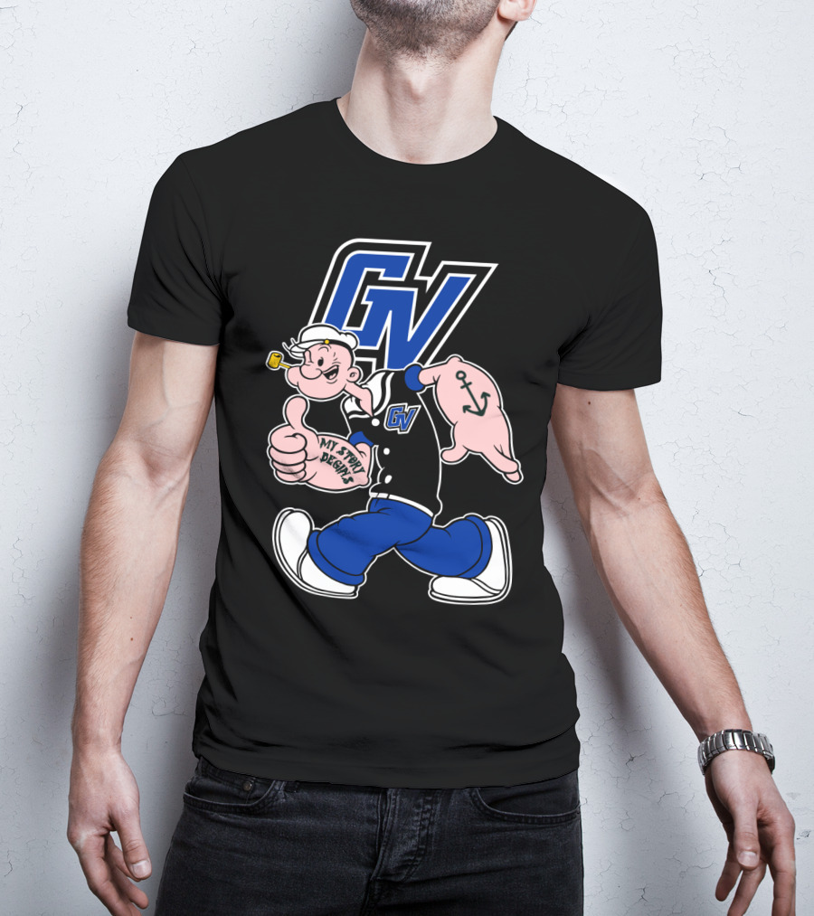 Gv Grand Valley State Lakers My Story Begins T-Shirt
