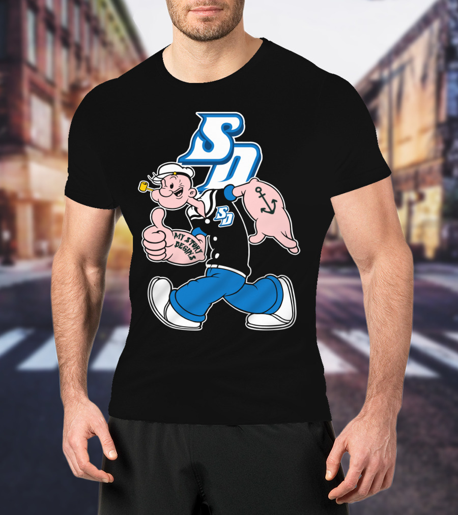 Sd 287 San Diego Toreros My Story Designs T-Shirt