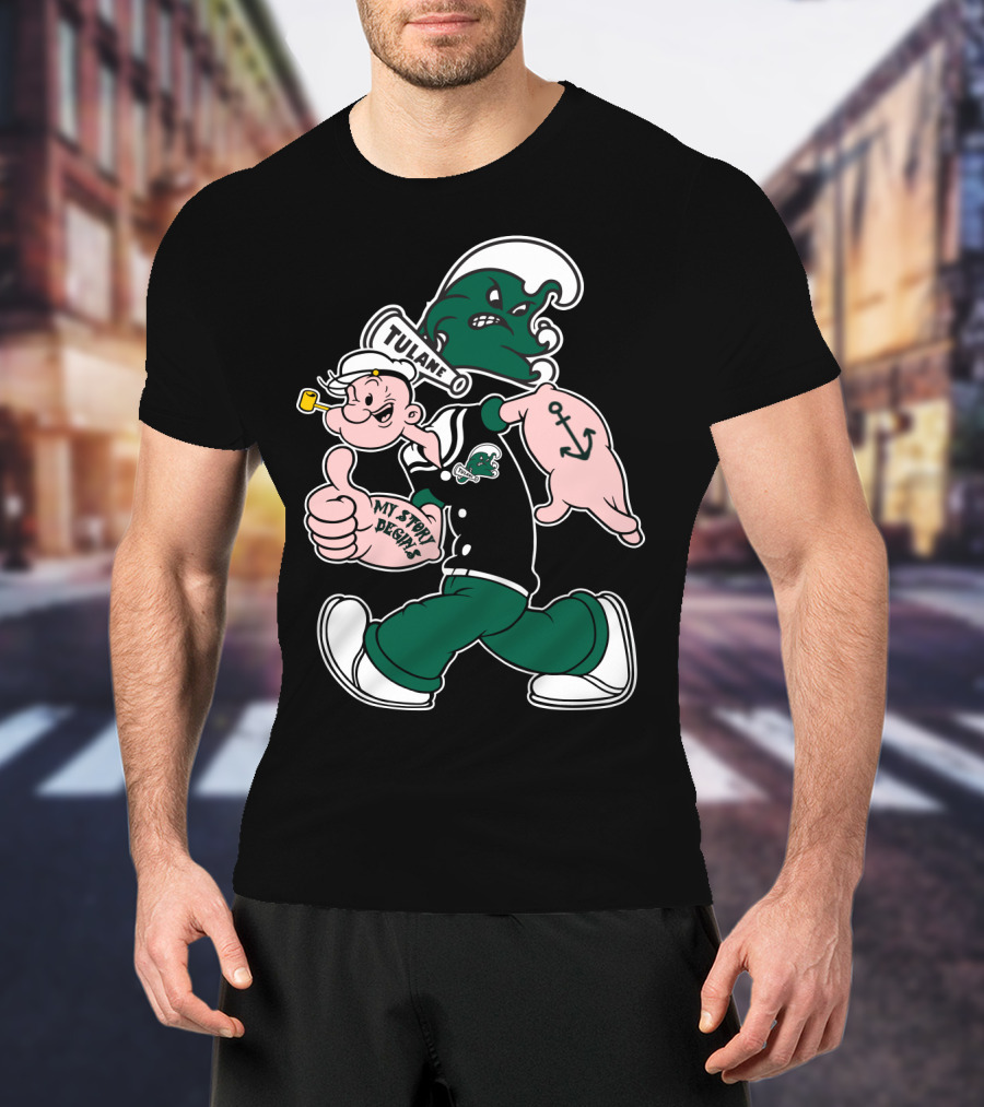Tulane Green Wave My Story Designs T-Shirt