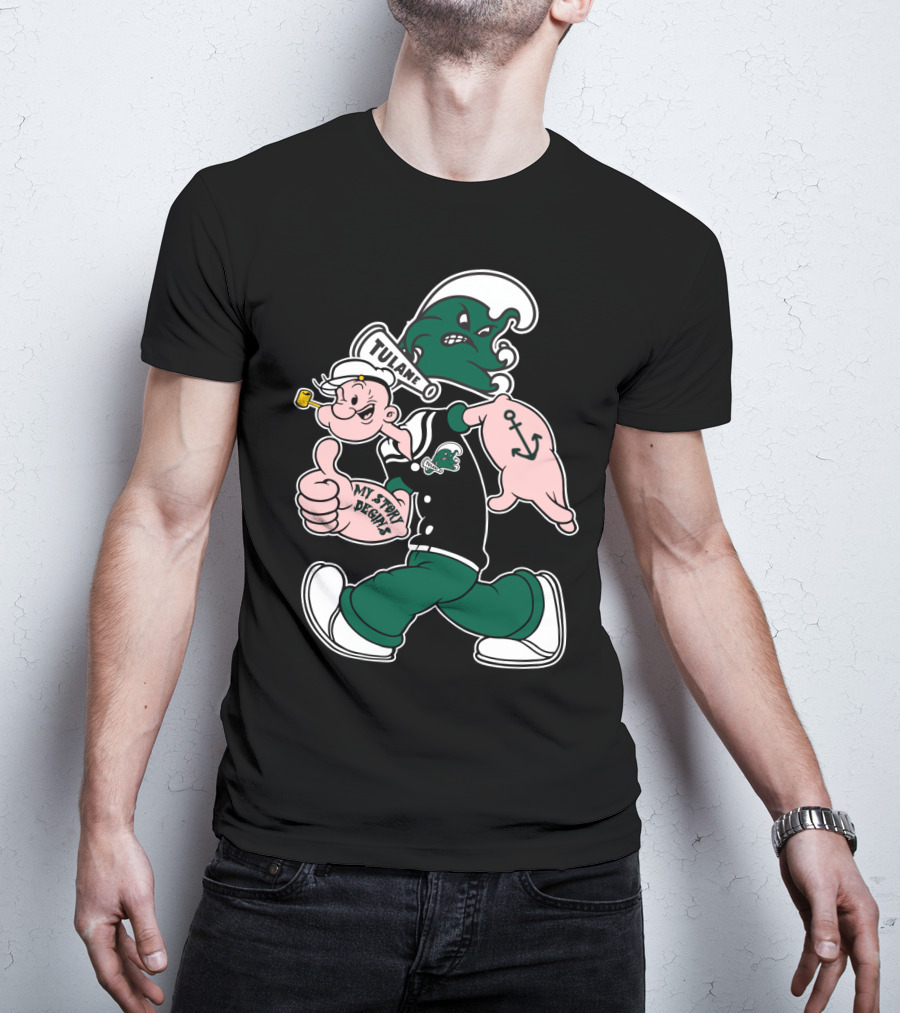 Tulane Green Wave My Story Designs T-Shirt