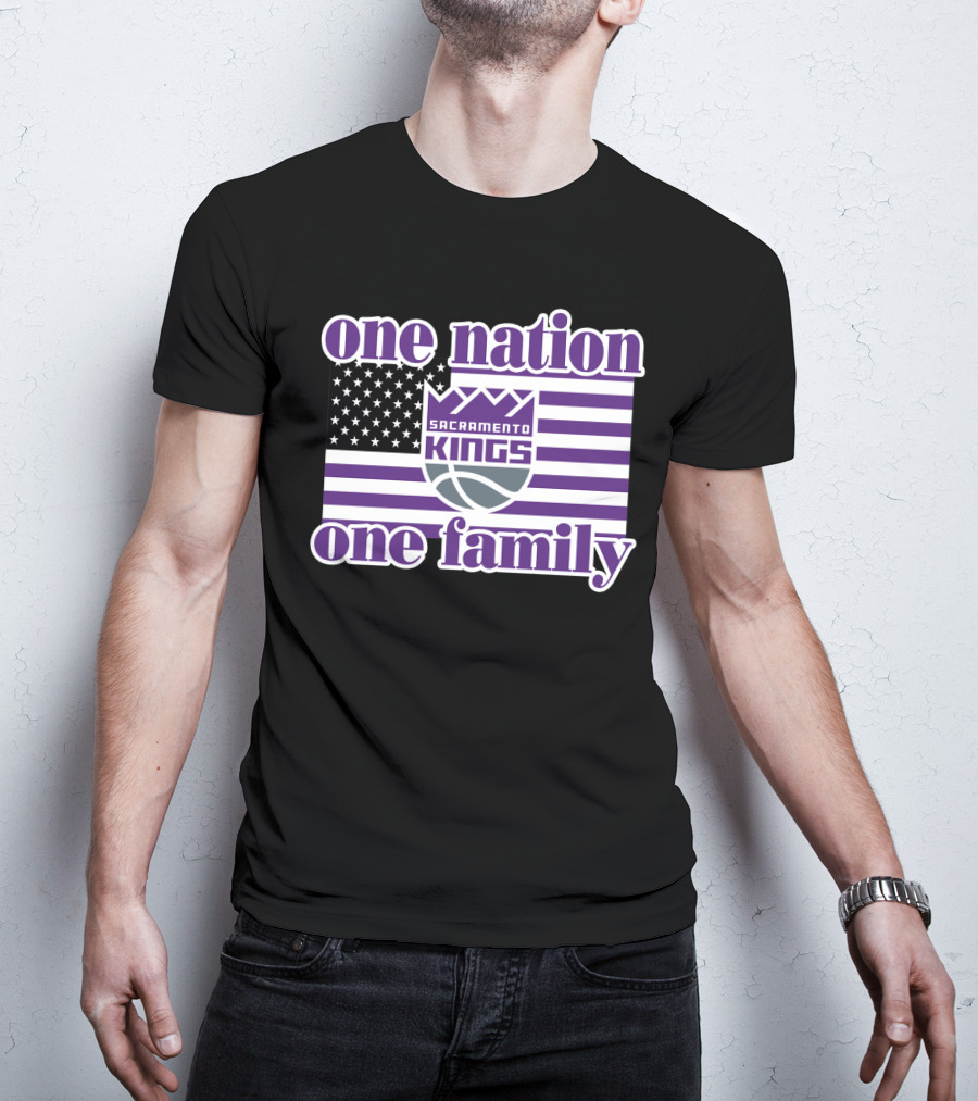 Sacramento Kings One Nation One Family T-Shirt