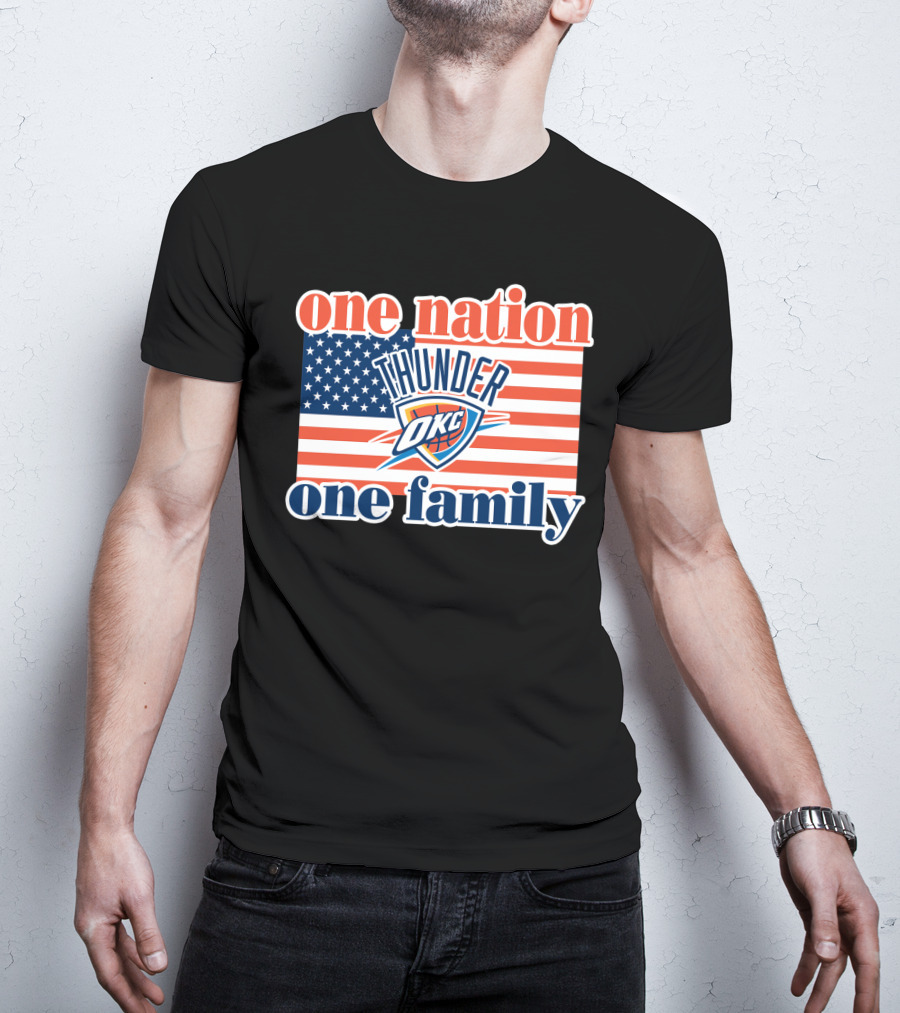 One Nation One Family Oklahoma City Thunder T-Shirt