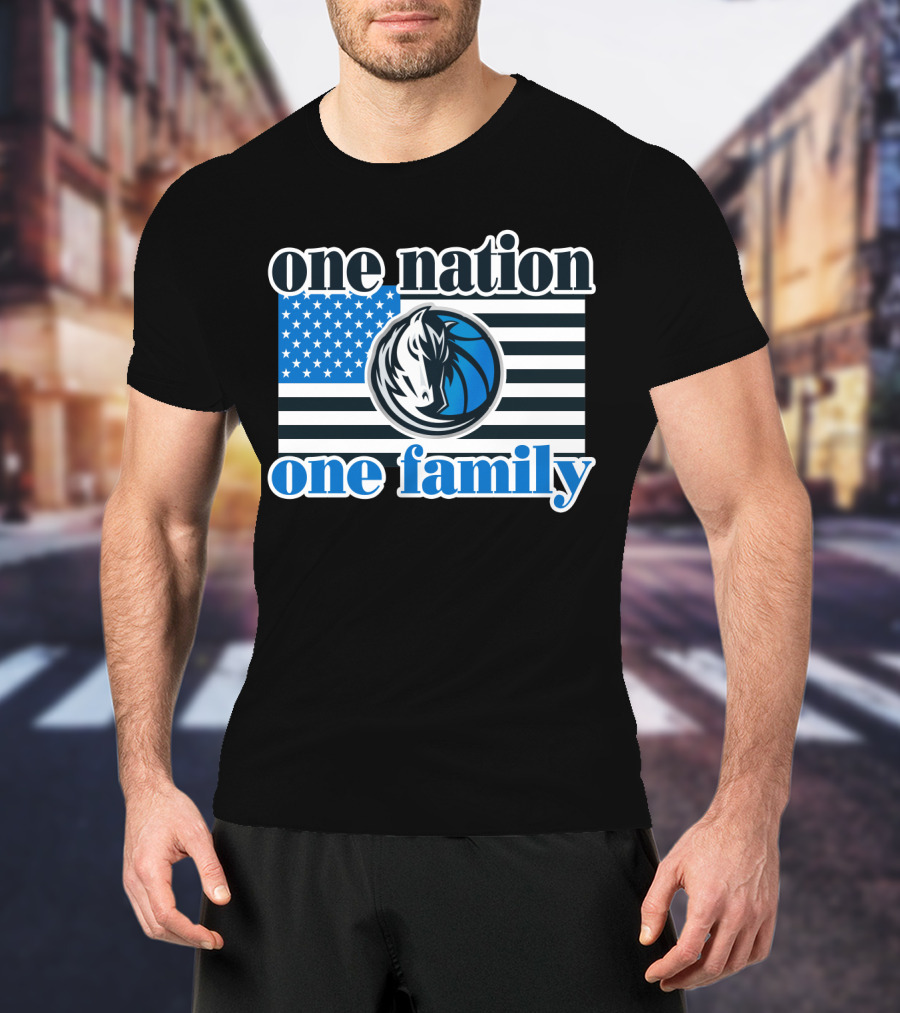 One Nation One Family 83 Dallas Mavericks T-Shirt