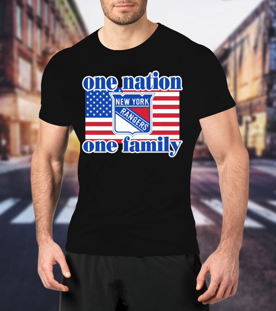 New York Rangers One Nation One Family 97 T-Shirt