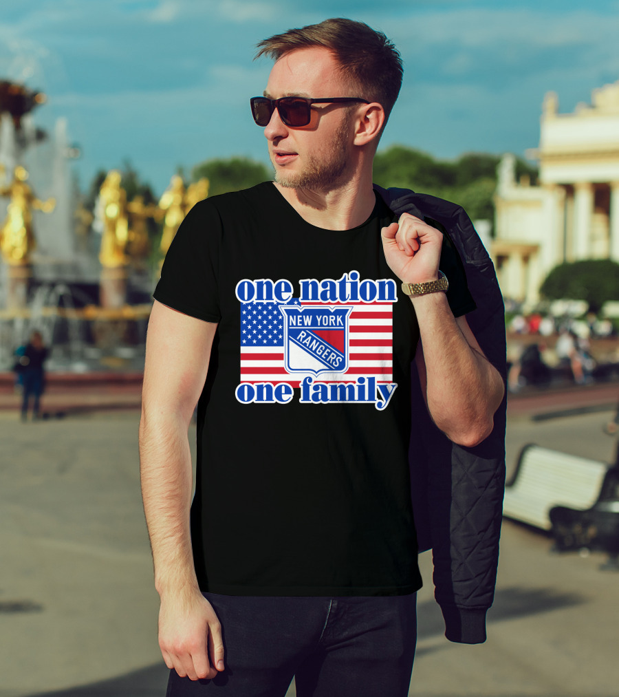 New York Rangers One Nation One Family 97 T-Shirt