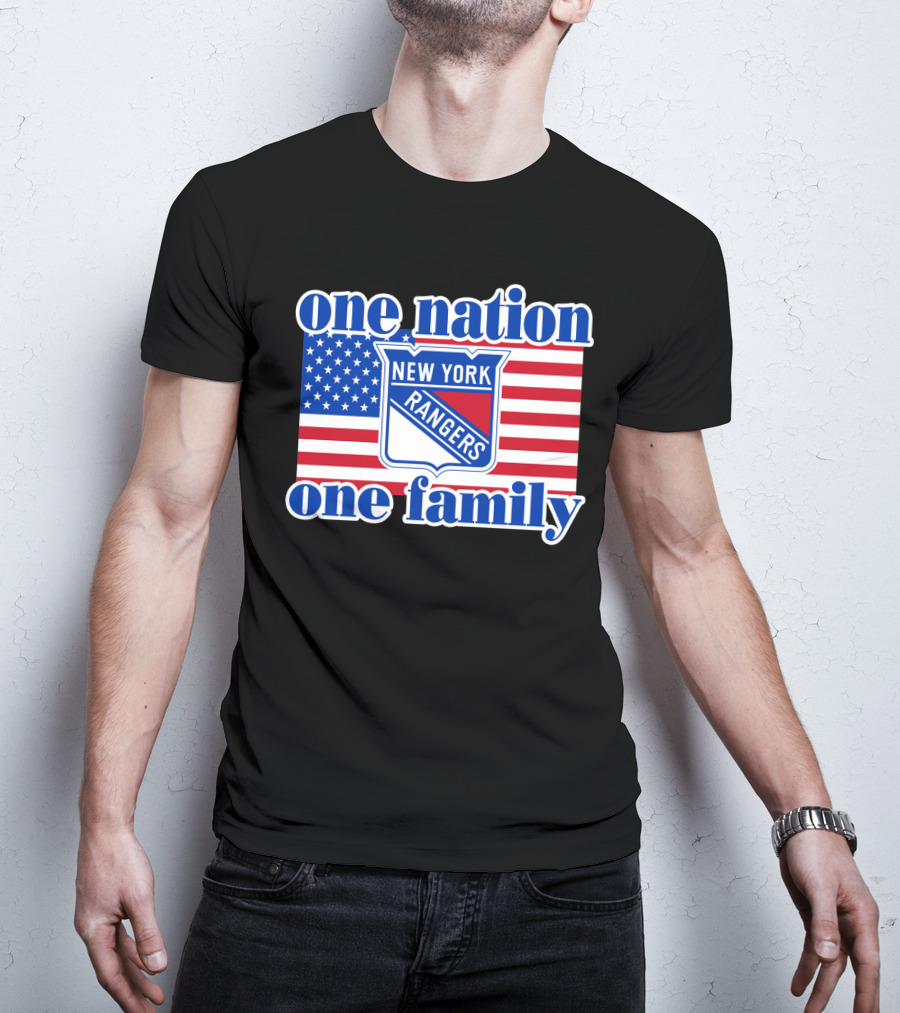 New York Rangers One Nation One Family 97 T-Shirt