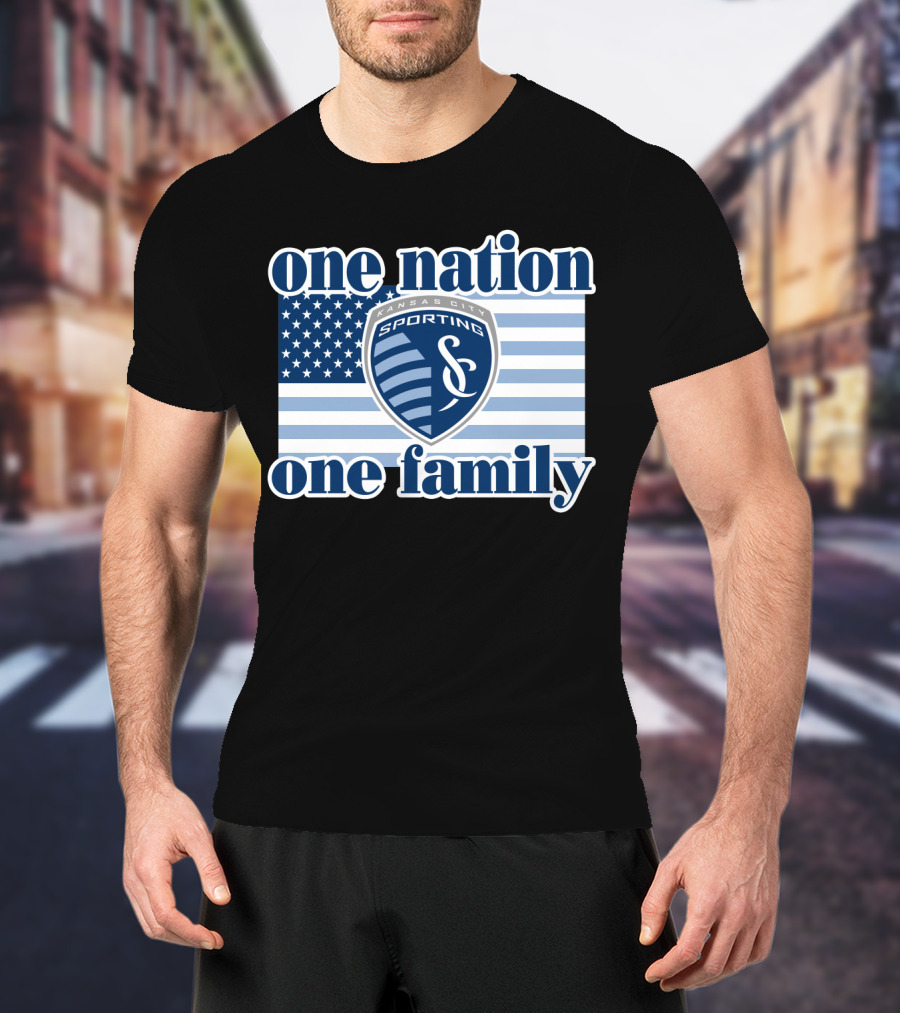 One Nation One Family Sporting Kansas City T-Shirt