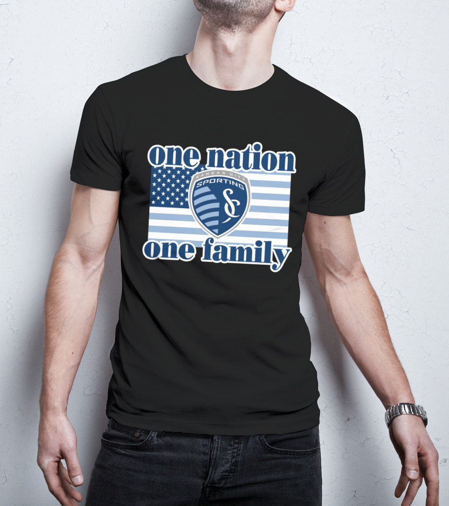 One Nation One Family Sporting Kansas City T-Shirt