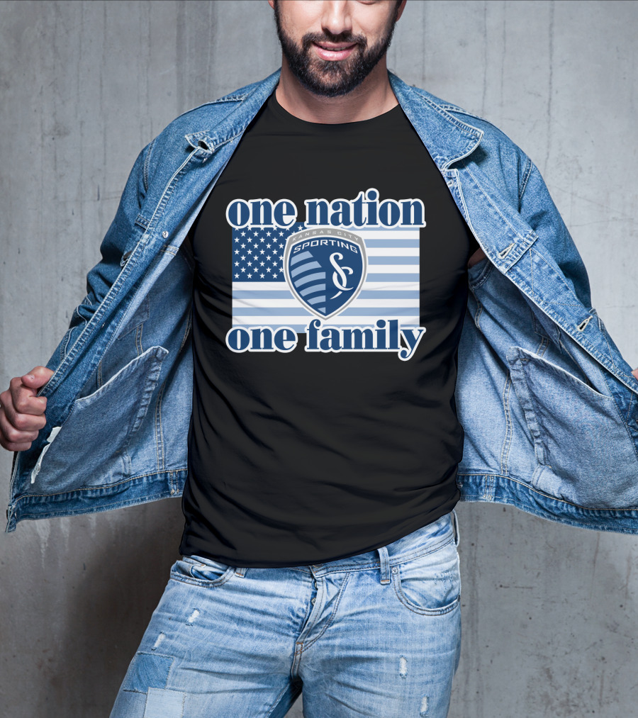 One Nation One Family Sporting Kansas City T-Shirt