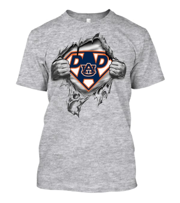 Auburn University Dad Superhero T-Shirt