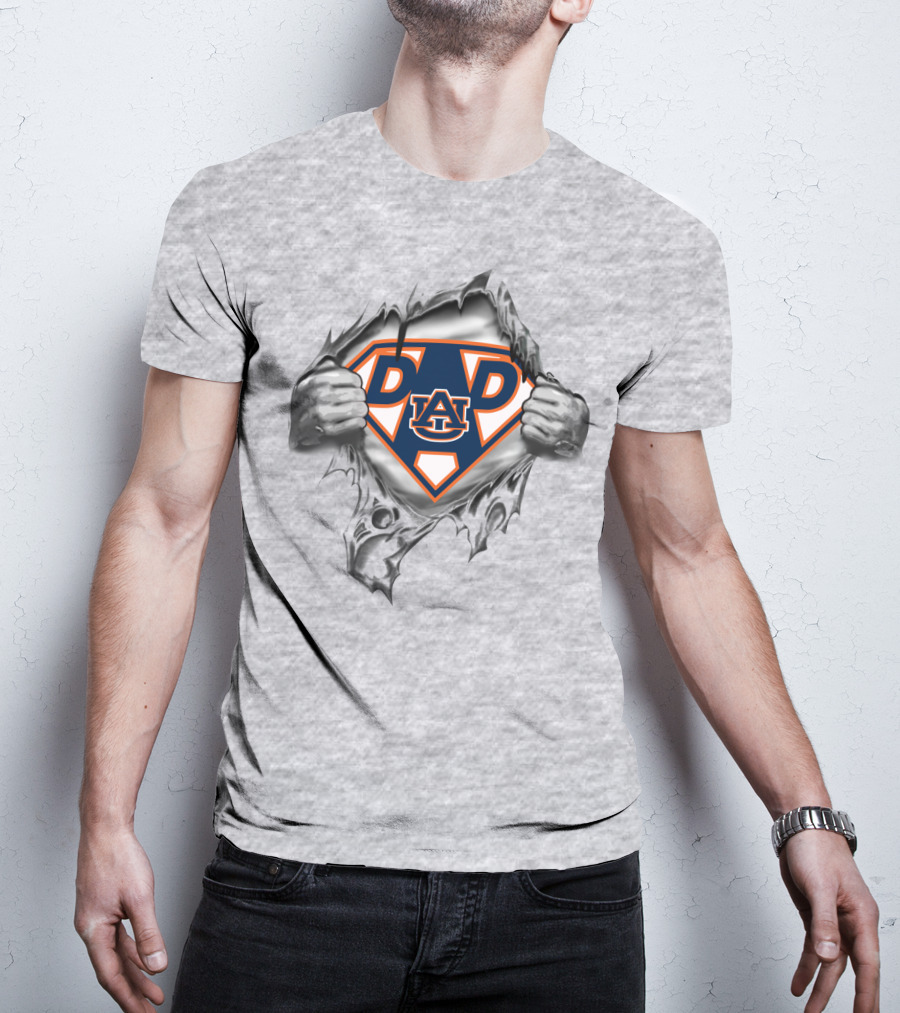 Auburn University Dad Superhero T-Shirt