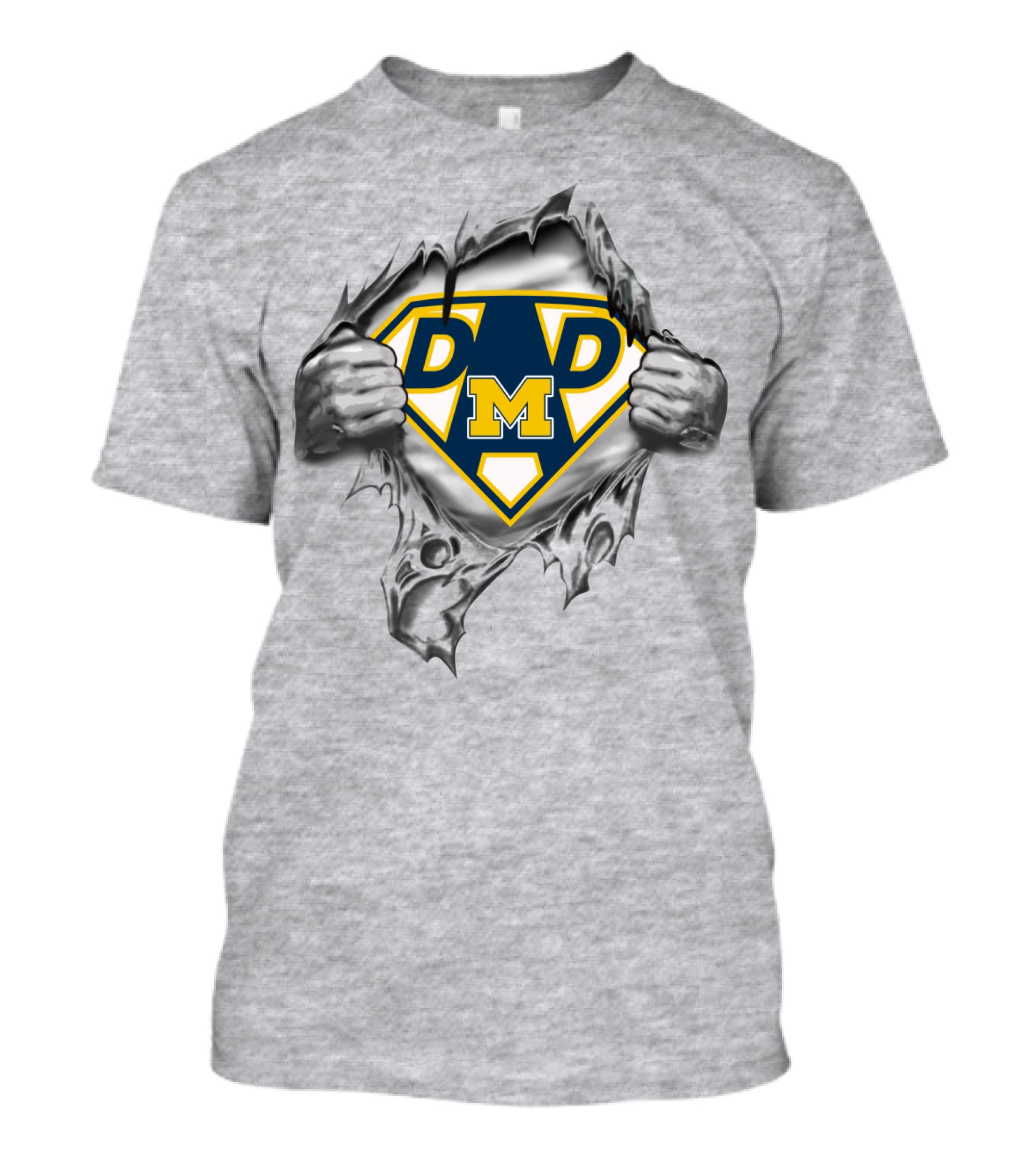 Dungeons And Dragons Michigan Logo Superman Style T-Shirt