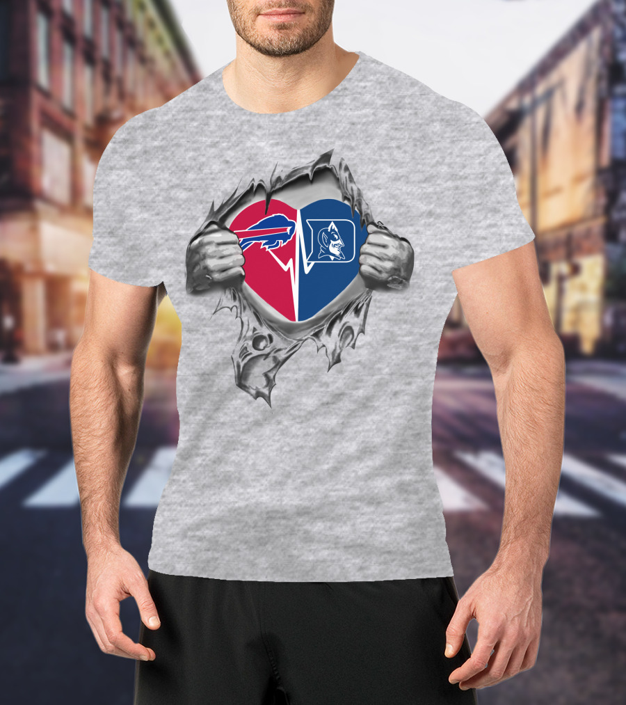 Bills And Duke Heart T-Shirt