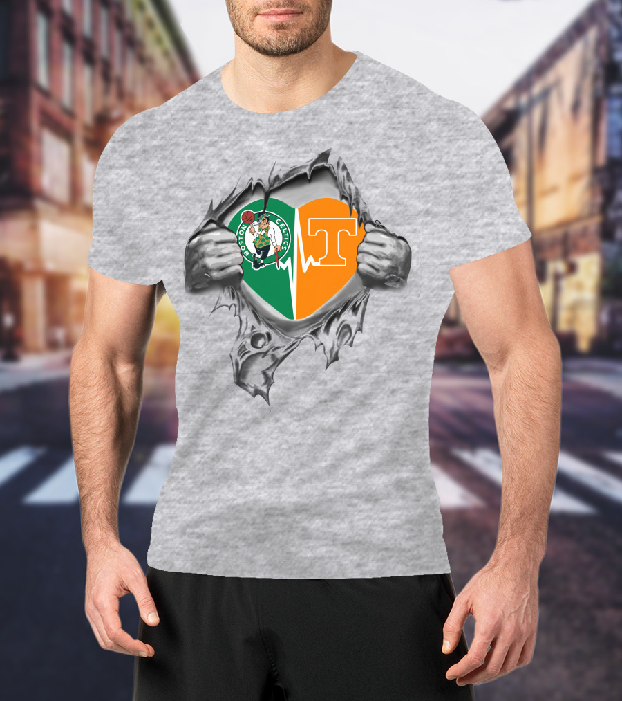 Boston Celtics Tennessee Heartbeat Unveiled T-Shirt
