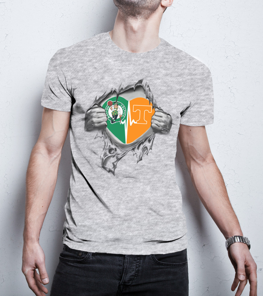 Boston Celtics Tennessee Heartbeat Unveiled T-Shirt