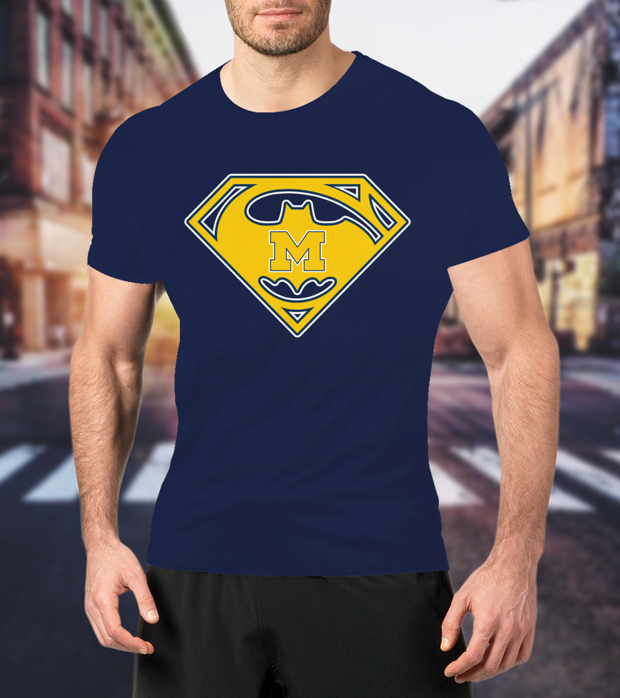 Michigan Wolverines 49 Super Bat T-Shirt