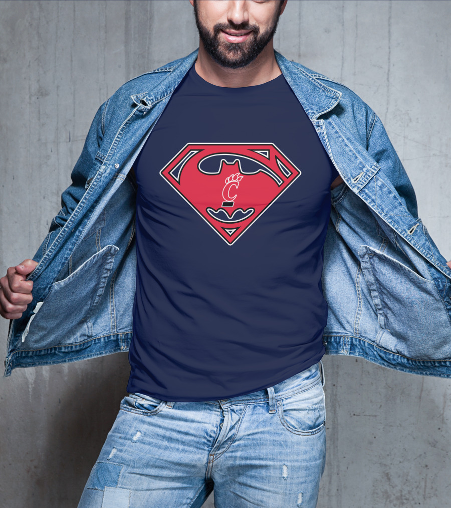 Cincinnati Bearcats Superhero Logo 1984 T-Shirt