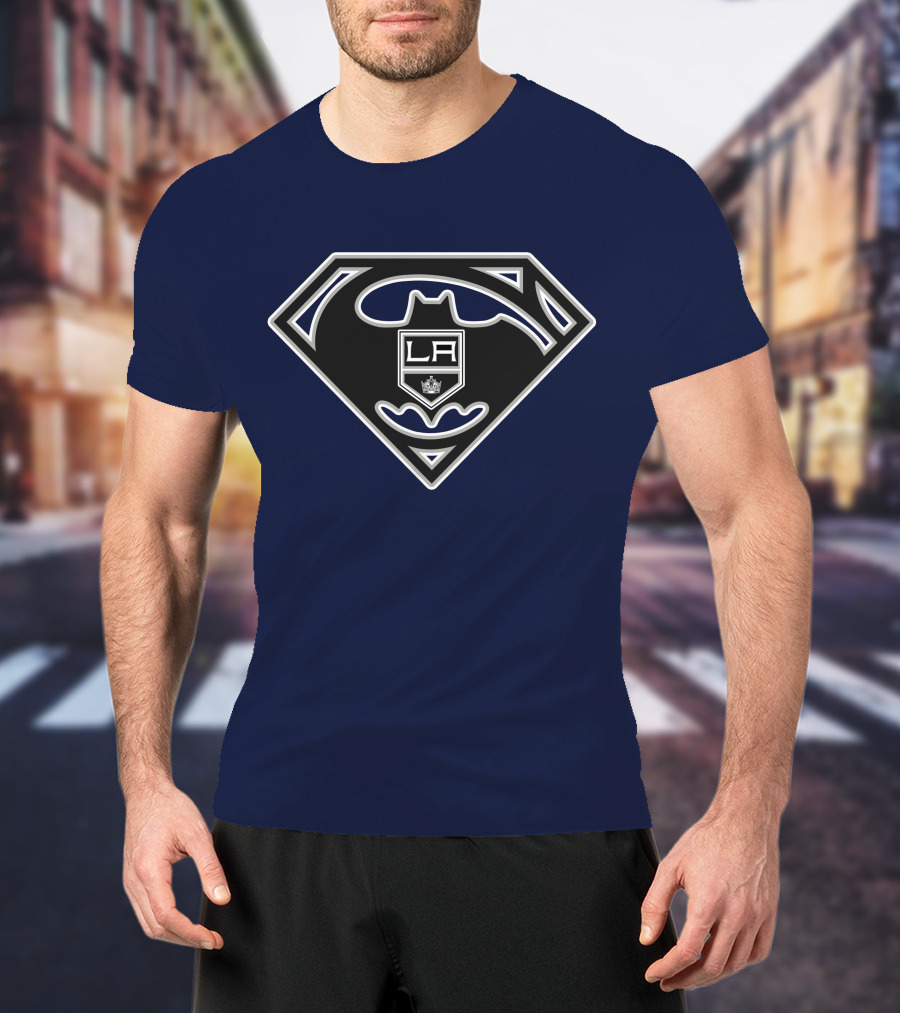 Los Angeles Kings La Shield Superhero T-Shirt