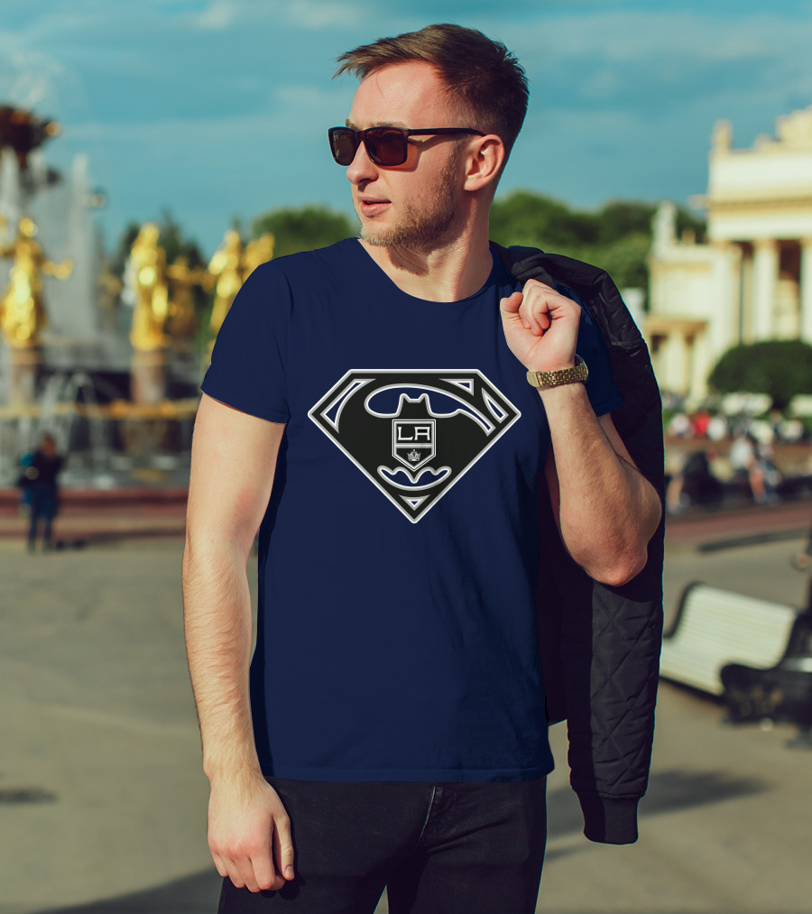 Los Angeles Kings La Shield Superhero T-Shirt