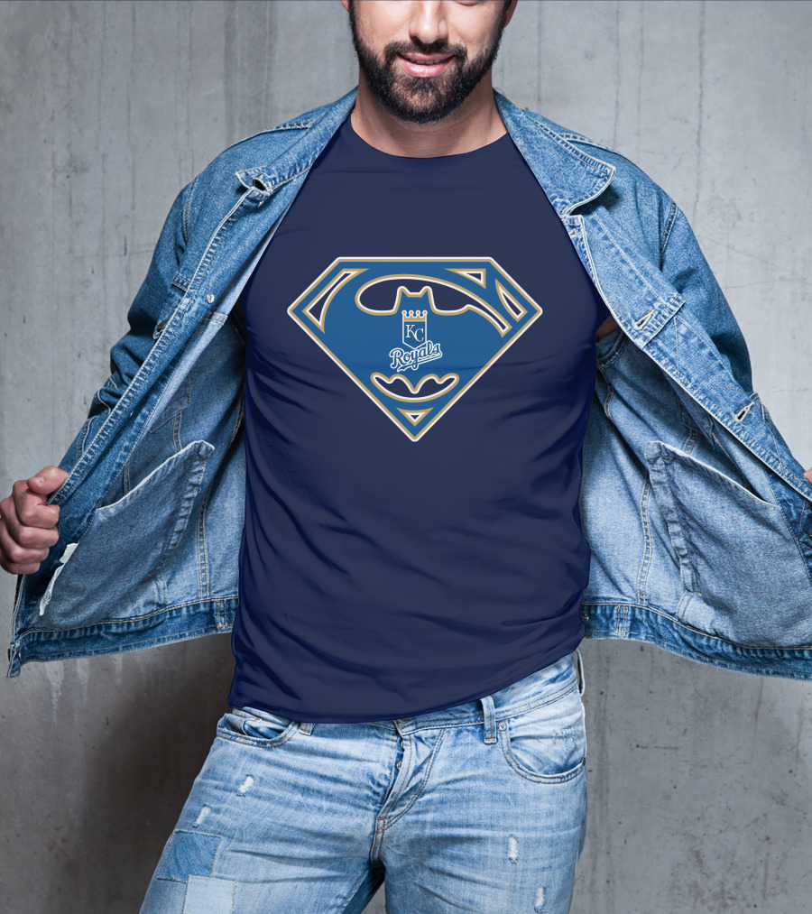 Kansas City Royals Batman Superman T-Shirt