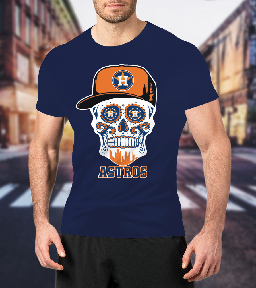 Houston Astros Skull Iconography 331 T-Shirt