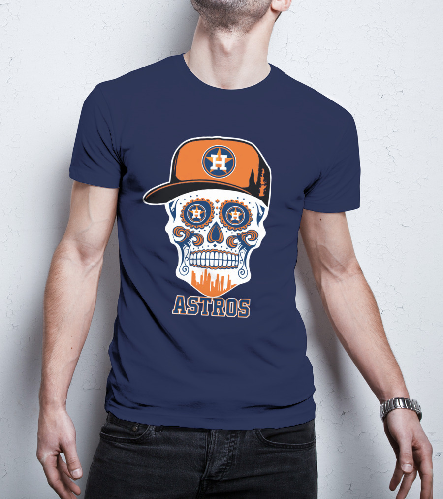 Houston Astros Skull Iconography 331 T-Shirt