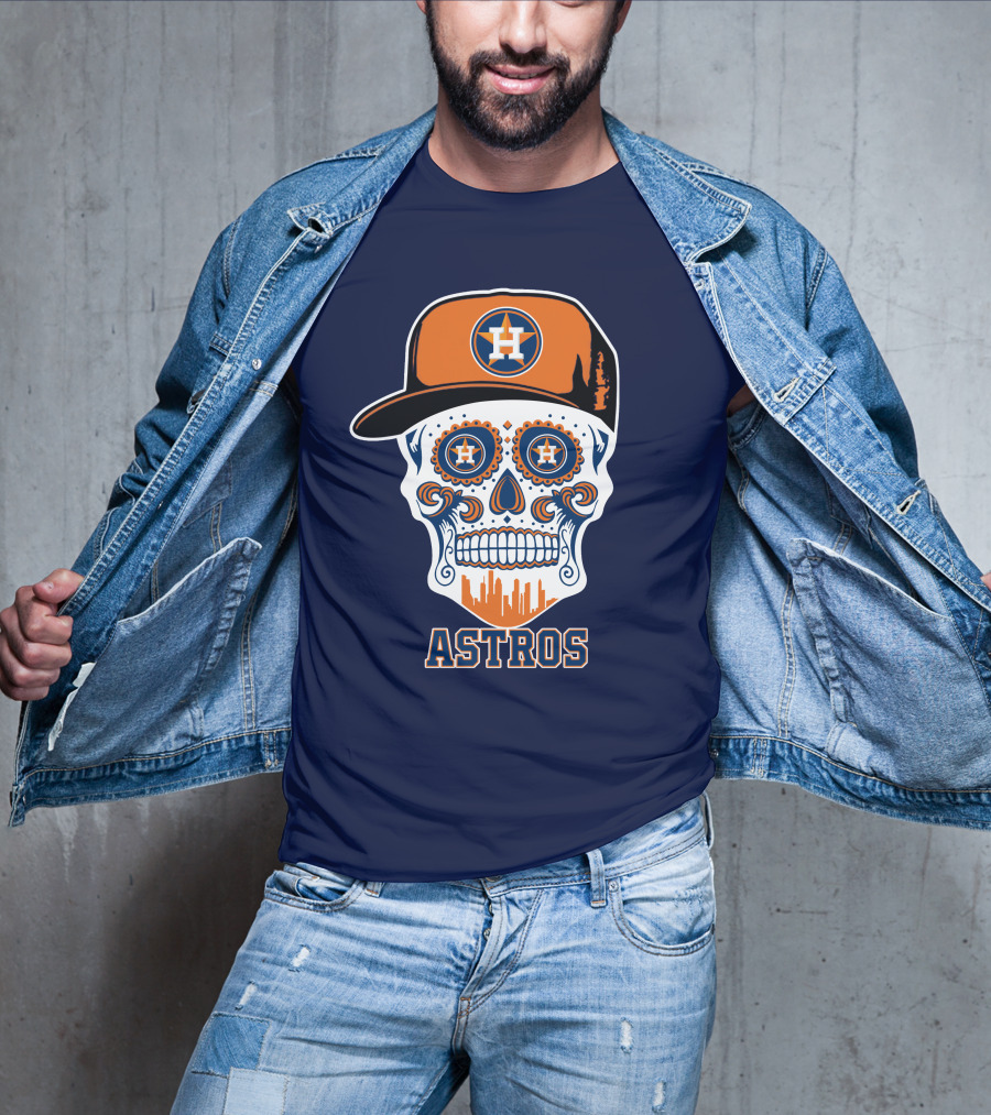 Houston Astros Skull Iconography 331 T-Shirt