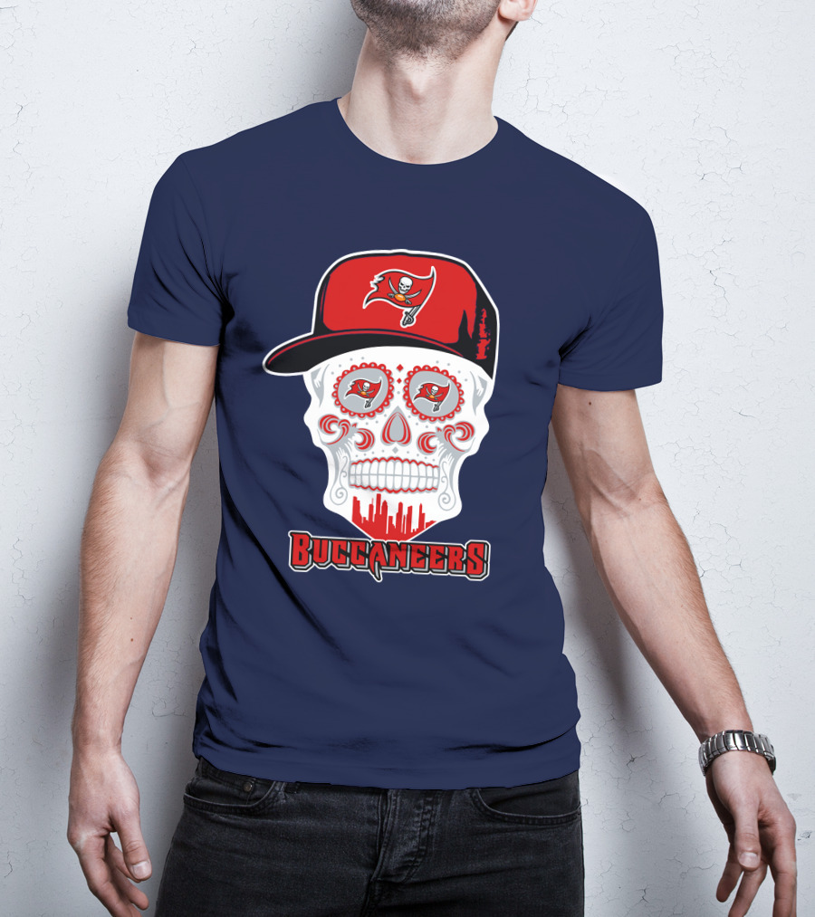 Buccaneers Skull With Hat T-Shirt