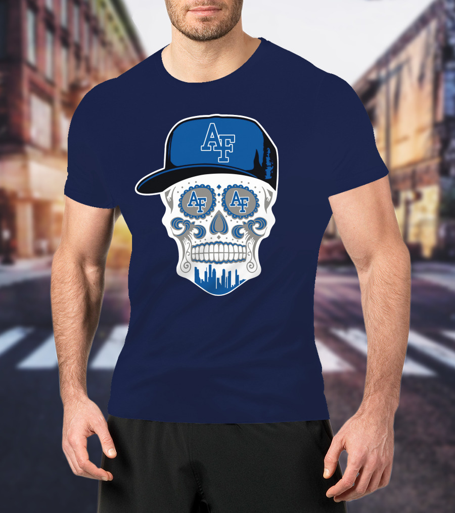 Af Air Force Falcons Skull T-Shirt
