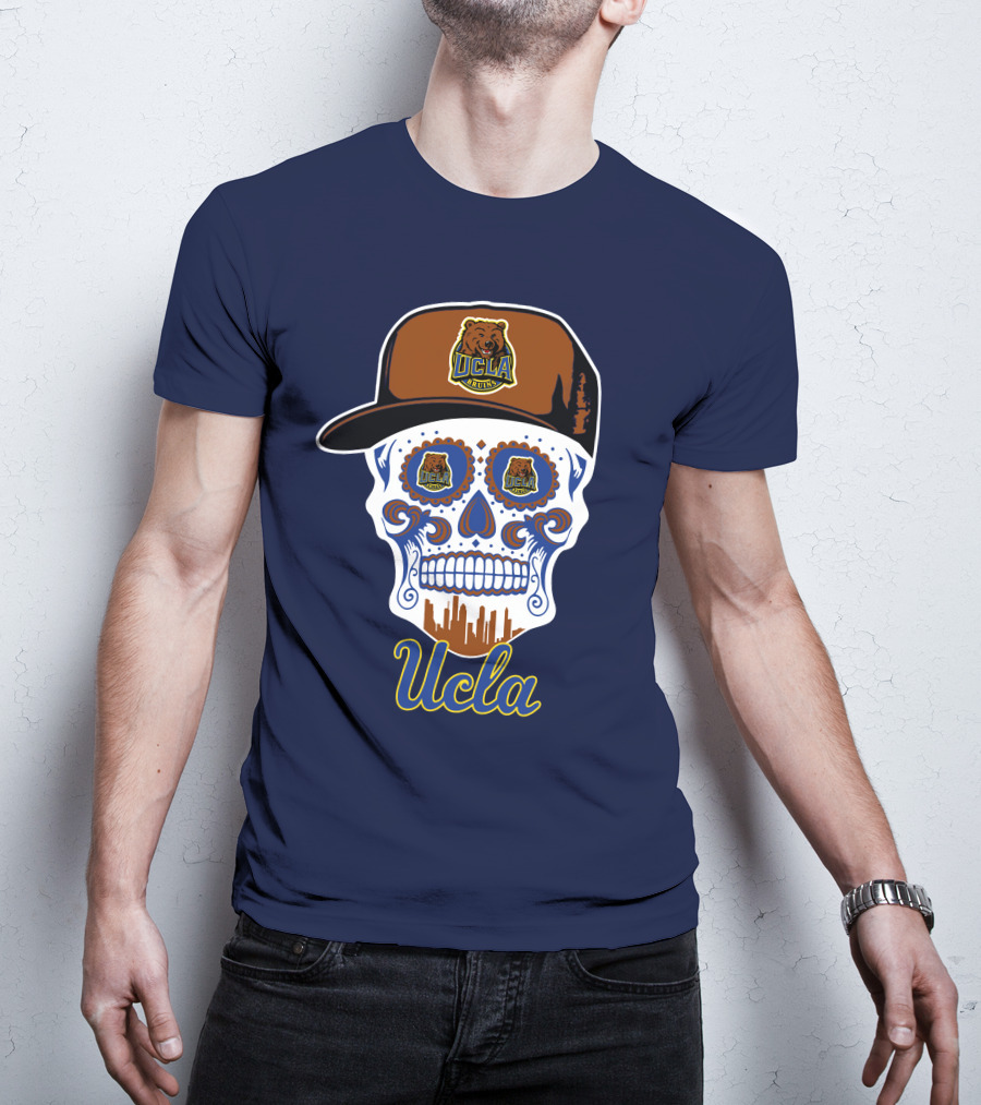 Ucla Bruins Skull With Cap T-Shirt