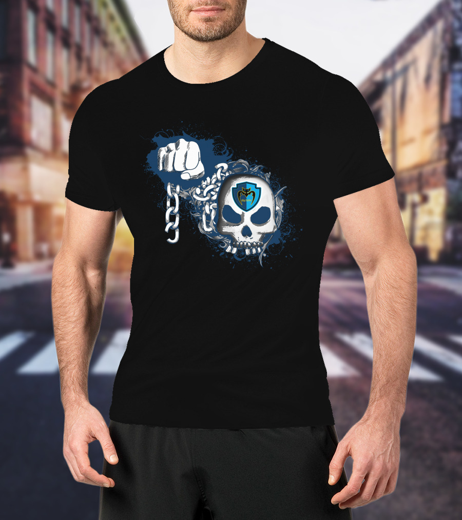Tampa Bay Mutiny Skull Chain Shield T-Shirt