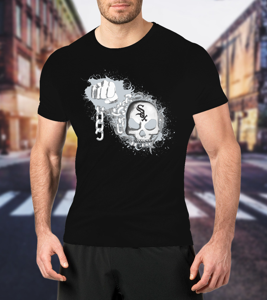 Chicago White Sox Skull And Chain T-Shirt