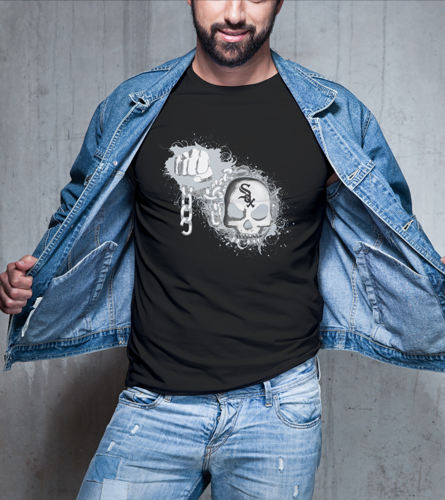 Chicago White Sox Skull And Chain T-Shirt