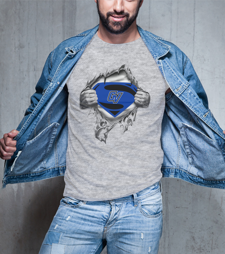 Grand Valley State Lakers Gv Superman T-Shirt