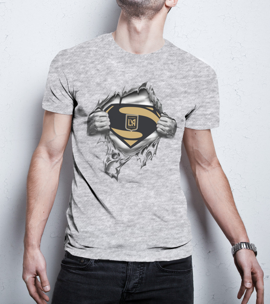 Superman Los Angeles Fc Shield Reveal T-Shirt