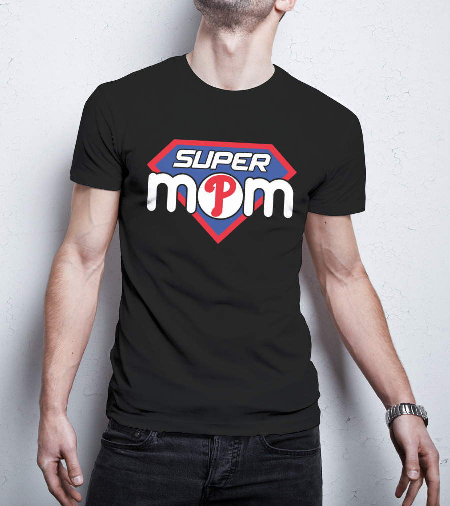 Super Mom Philadelphia Phillies 'P' T-Shirt