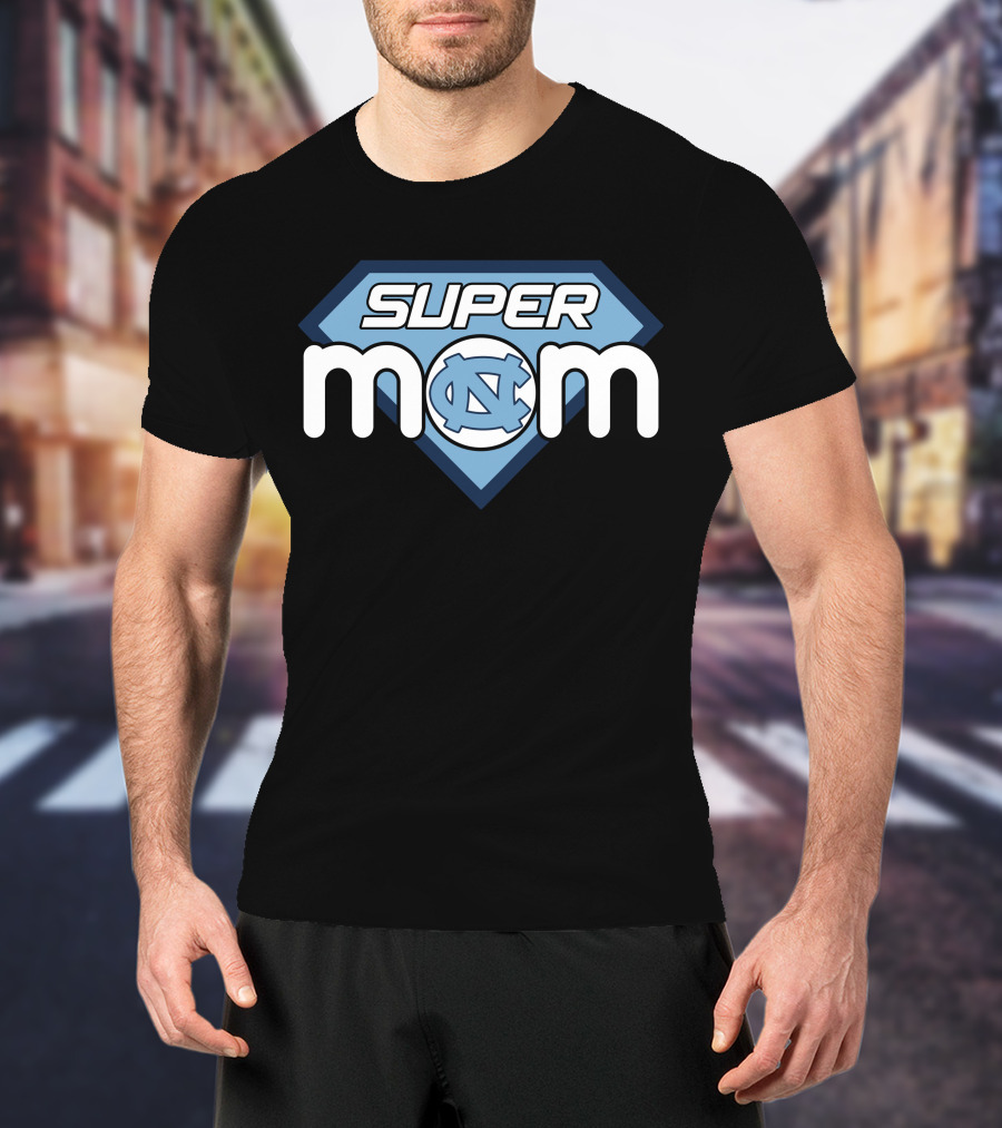 North Carolina Tar Heels Super Mom Emblem 157 T-Shirt