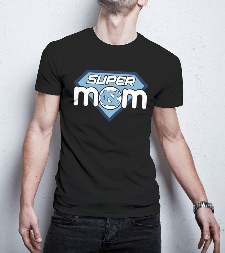 North Carolina Tar Heels Super Mom Emblem 157 T-Shirt